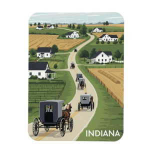 Shipshewana Indiana Amish County Magnet
