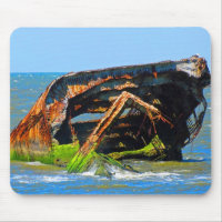 Shipwreck Abstract Blue
