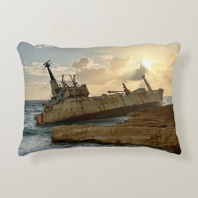 Shipwreck Decorative Cushion (Front)