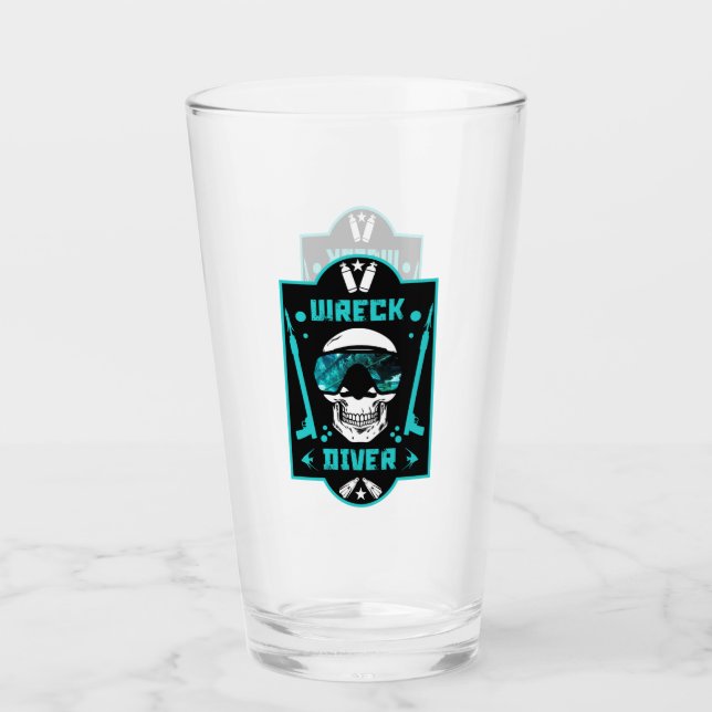 Shipwreck Divers Glass (Front)