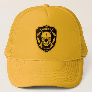shipwreck divers trucker hat