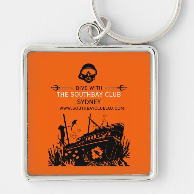 Shipwreck Diving Club Key Ring (Front)