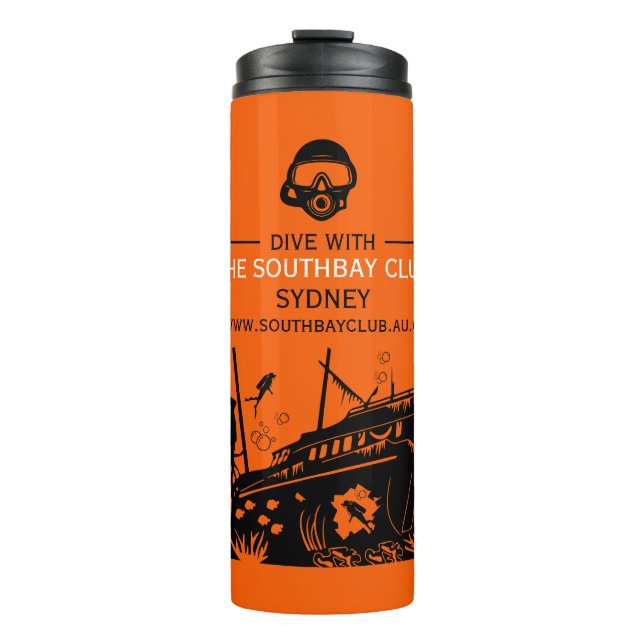 Shipwreck Diving Club Thermal Tumbler (Front)