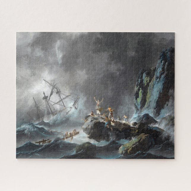 Shipwreck in a Storm 1872 Jigsaw Puzzle (Horizontal)