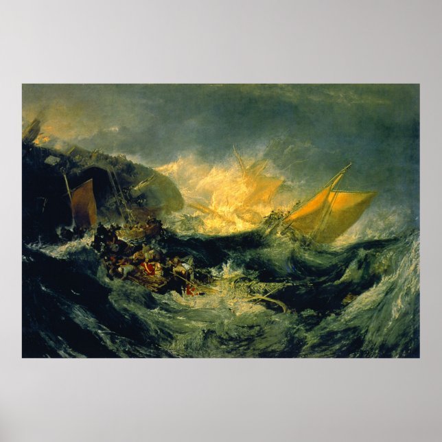 Shipwreck of the Minotaur Canvas Print (Front)