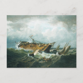 Shipwreck Off Nantucket Postcard