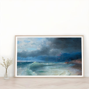 Shipwreck on a Stormy Morning, Aivazovsky Poster