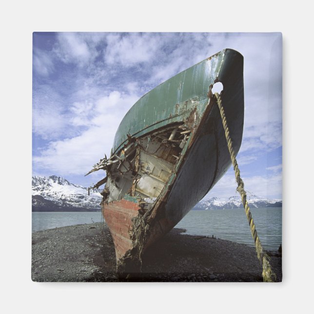 Shipwreck On Shore Magnet (Front)