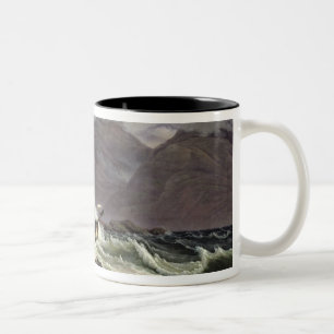 Shipwreck on the Norwegian Coast, 1831 Two-Tone Coffee Mug