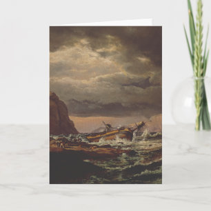 Shipwreck on the Norwegian Coast by Johan Dahl Card