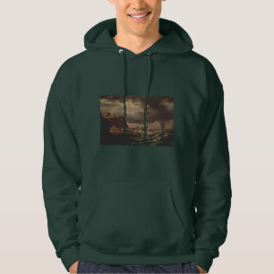 Shipwreck on the Norwegian Coast by Johan Dahl Hoodie