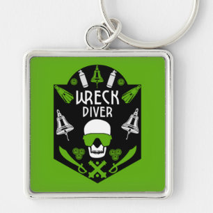 Shipwreck Sea Divers Key Ring