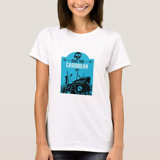 Shipwreck Sea Divers T-Shirt (Front)