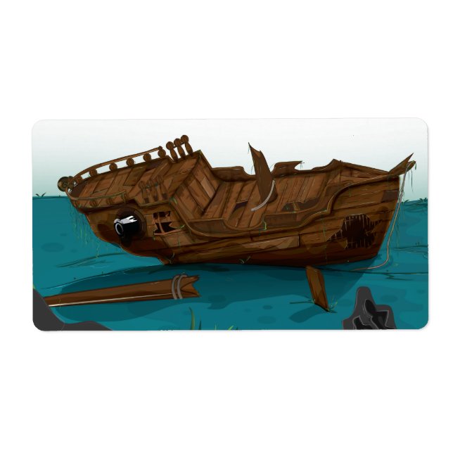 Shipwreck underwater (Front)
