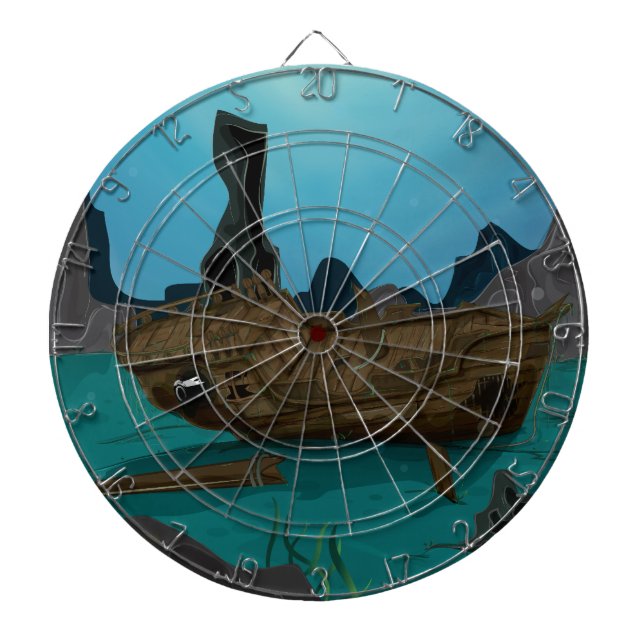 Shipwreck underwater dartboard (Front)