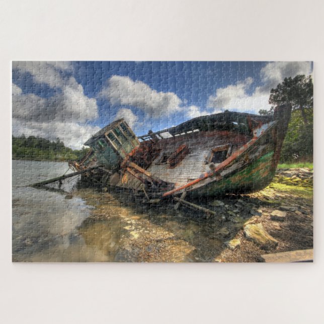 "Shipwrecked" Jigsaw Puzzle (Horizontal)