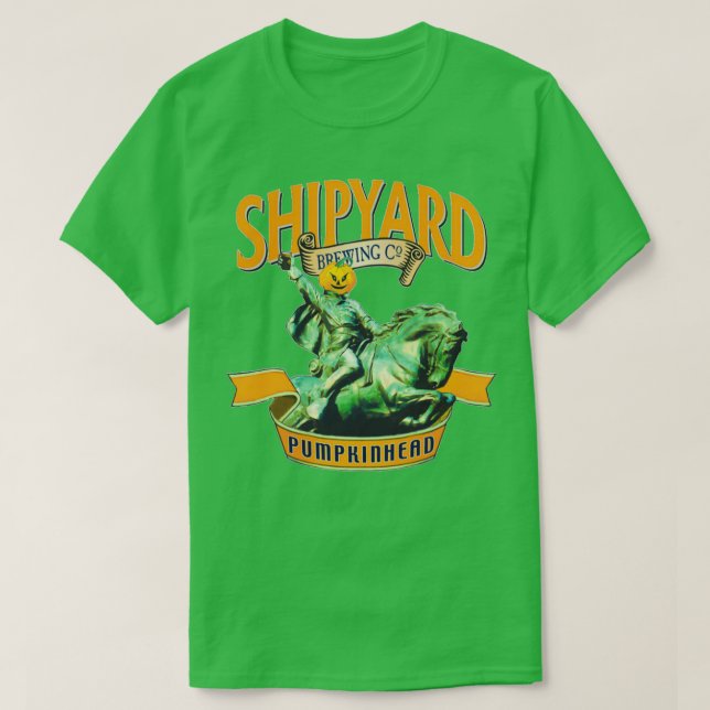 Shipyard Brewing Pumpkinhead T-Shirt (Design Front)