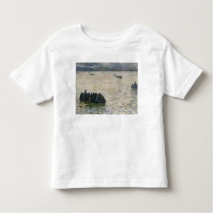 Shipyard Workers Returning Home on the Elbe Toddler T-Shirt