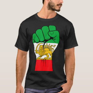 Shir o khorshid, lion and sun iran, persia T-Shirt