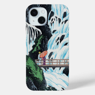 Shiragumo Waterfall of Nikkō by Takahashi Hiroaki  iPhone 15 Case