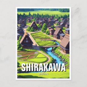 Shirakawa Gifu Japan Postcard