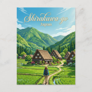 Shirakawa-go Japan Postcard