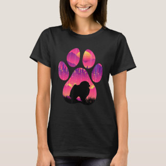 Shiranian Paw Mum Dad Dog  Women Men T-Shirt