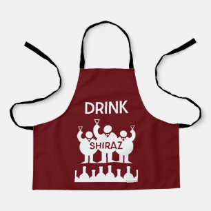 Shiraz Wine Drinkers Apron