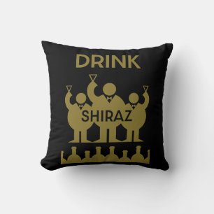 Shiraz Wine Drinkers Cushion