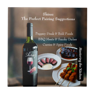 Shiraz Wine Pairing Guide/Mastering the Kitchen Ceramic Tile