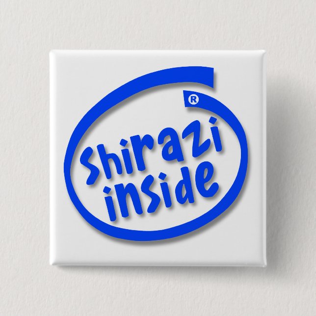 Shirazi Inside 15 Cm Square Badge (Front)