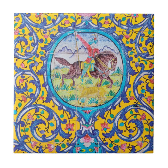 Shiraz's Spring Ceramic Tile (Front)