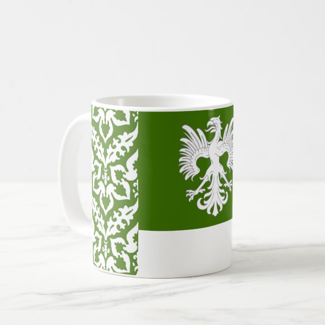 Shire of Adlersruhe Populace Badge Coffee Mug (Front Left)