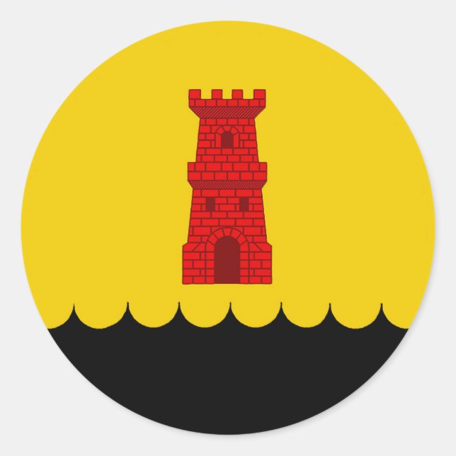 Shire of Blackwater Keep Populace Badge Classic Ro Round Sticker (Front)
