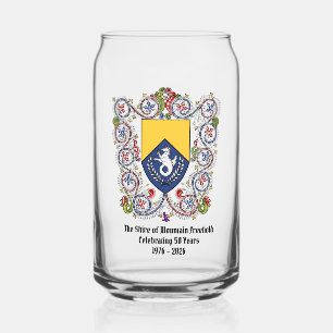 Shire of Mtn Freehold 50th Ann. Playing Cards Can Glass