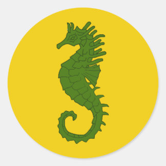 Shire of Sea March Populace Badge Classic Round Sticker