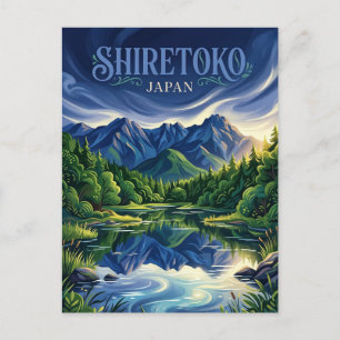 Shiretoko Five Lakes Japan Postcard