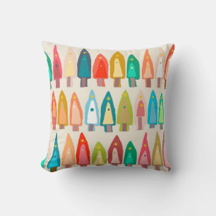 Shirish trees ikat cushion