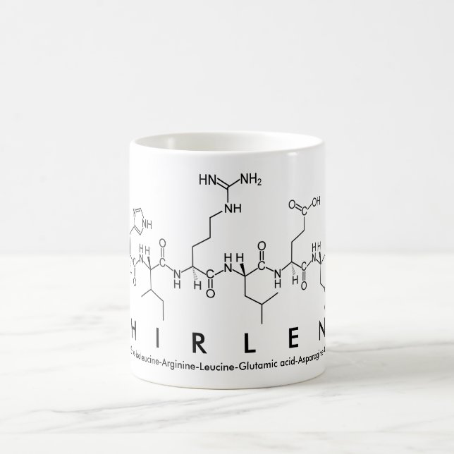 Shirlene peptide name mug (Center)