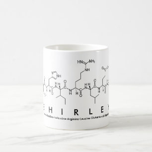 Shirley peptide name mug