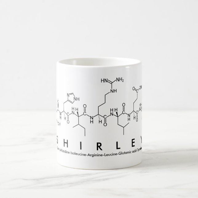 Shirley peptide name mug (Center)