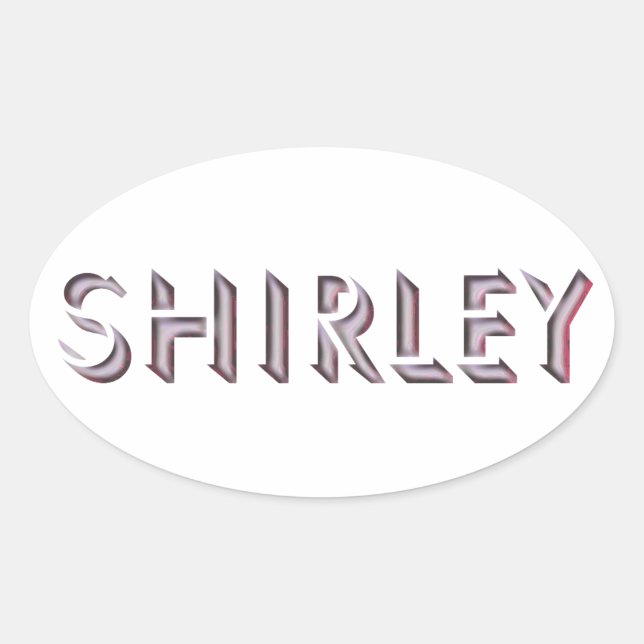 Shirley sticker name (Front)