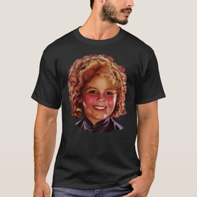 Shirley Temple Classic Hollywood Stylised Poster M T-Shirt (Front)