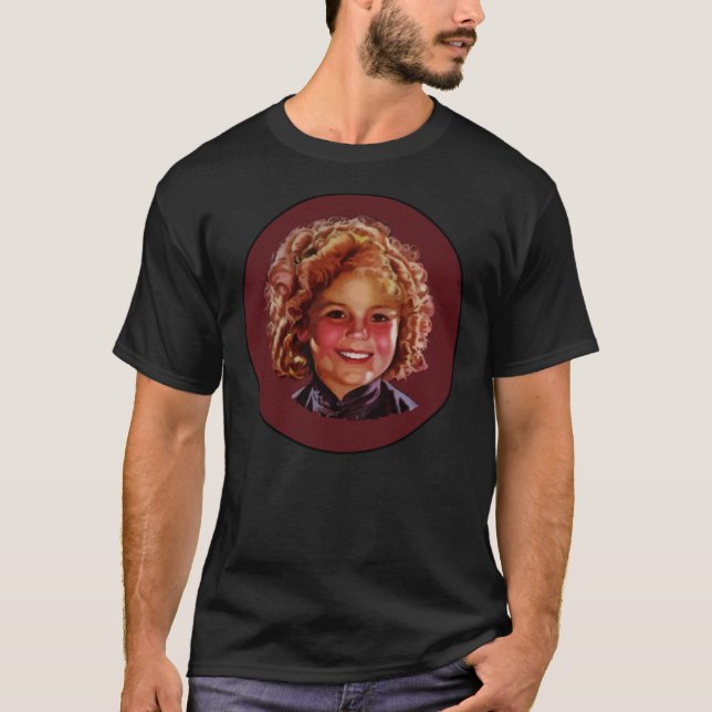 Shirley Temple Classic Hollywood Stylised Poster M T-Shirt (Front)