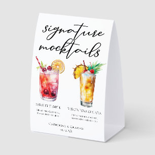 Shirley Temple Piña Colada Mocktails Menu