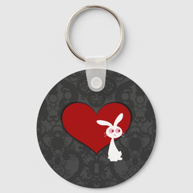 Shiro Bunny Love II Key Ring (Front)