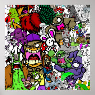 Shiroi Usagi Canvas Poster