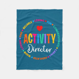 Shirt Activity Director Activity Professionals Wee Fleece Blanket