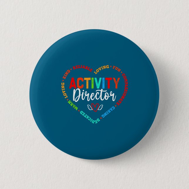 Shirt Activity Director Squad Professionals Week 6 Cm Round Badge (Front)