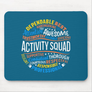Shirt Activity Squad Professionals Week Director Mouse Pad